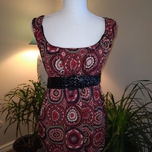 3 for $10 Speechless Red Top with belt accent